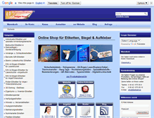 Tablet Screenshot of htetikett-shop.de